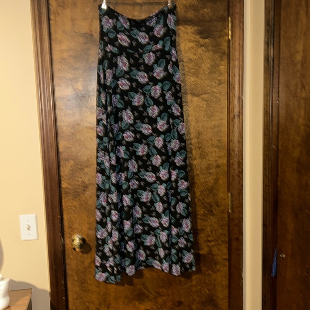 LuLaRoe Floral Maxi Skirt